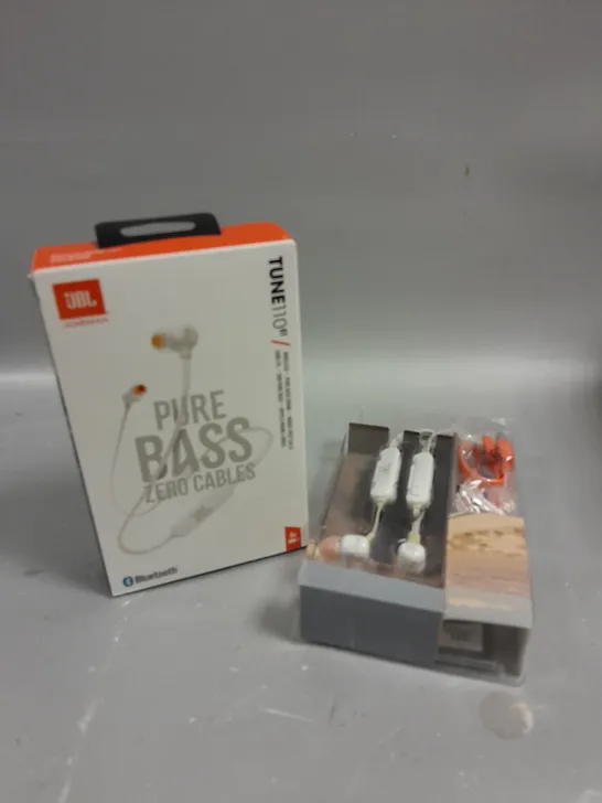 BOXED JBL TUNE 110 PURE BASS WIRELESS EARPHONES 