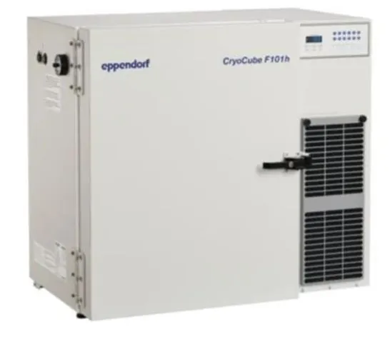 BRAND NEW BOXED EPPENDORF CRYOCUBE F101H ULTRA LOW TEMPERATURE FREEZER WITH LN2 BACK UP