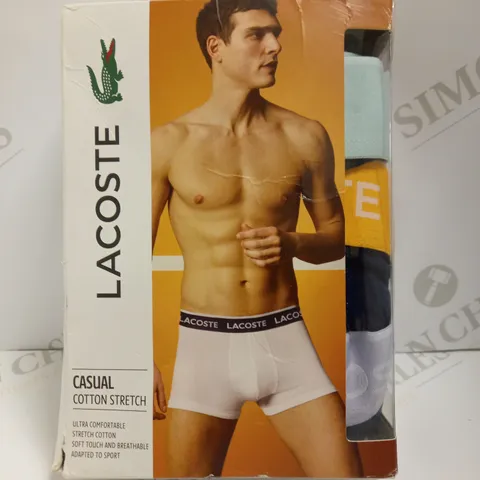 LACOSTE CASUAL COTTON STRETCH BOXERS - SIZE S