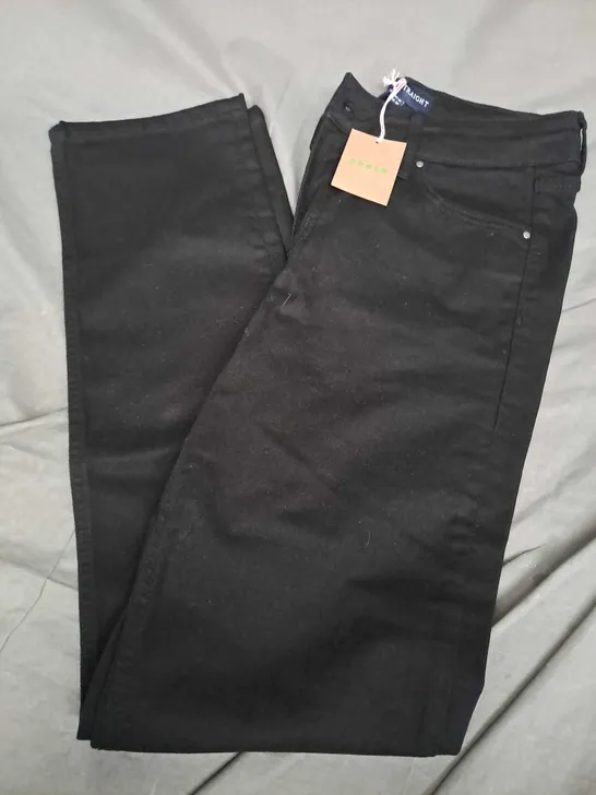 BODEN DENIM STRAIGHT JEANS IN BLACK - UK 14L