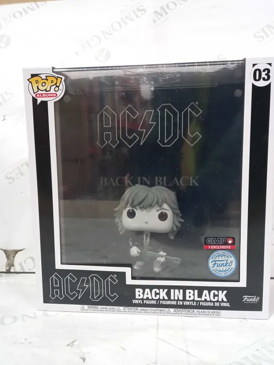 FUNKO POP ALBUMS 03 - ACDC BACK IN BLACK VINYL FIGURE