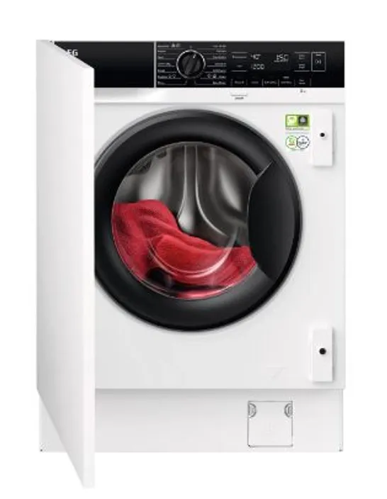 AEG ÖKOMIX TECHNOLOGY LF8E8436BI INTEGRATED 8KG WASHING MACHINE WITH 1400 RPM - WHITE - A RATED