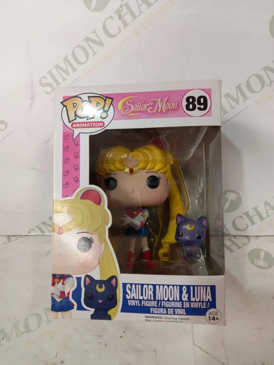 FUNKO POP ANIMATION - SAILOR MOON 89 - SAILOR MOON & LUNA VINYL FIGURE