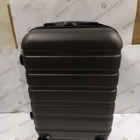 BOXED UNBRANDED HARD SHELL TROLLEY LUGGAGE CASE