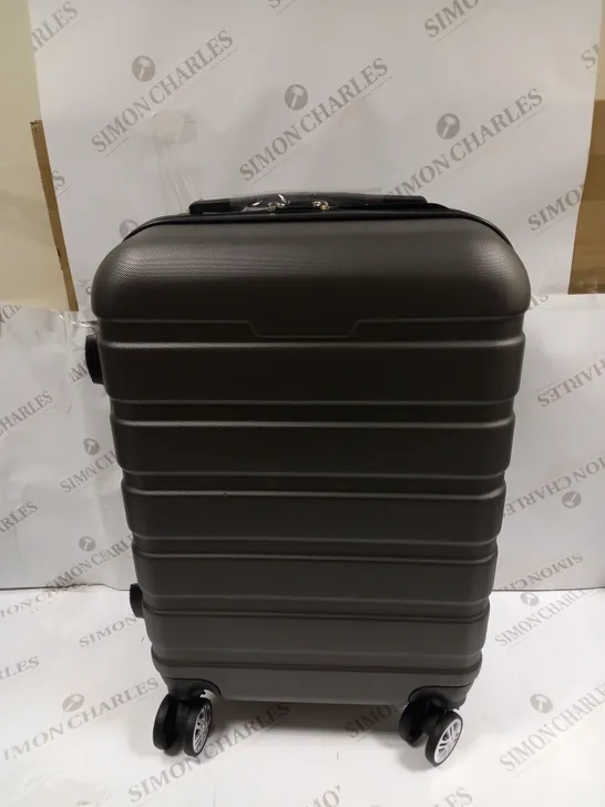 BOXED UNBRANDED HARD SHELL TROLLEY LUGGAGE CASE