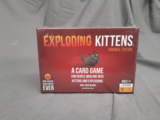 SEALED EXPLODING CAT ORIGINAL EDITION CARD GAME - AGES 7+