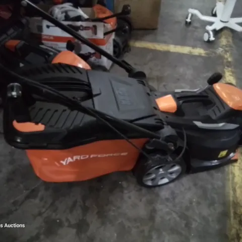 YARDFORCE CORDLESS ROTARY MOWER WITH GRASS BOX no battery or charger