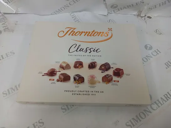 APPROXIMATELY NINE THORNTONS CLASSIC SELECTION BOXES 449G