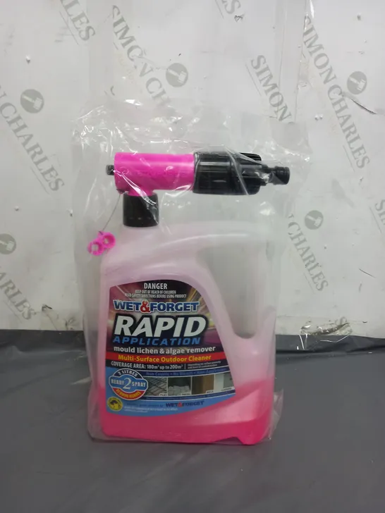 WET & FORGET RAPID 2 LITRE BOTTLE WITH SNIPER NOZZLE