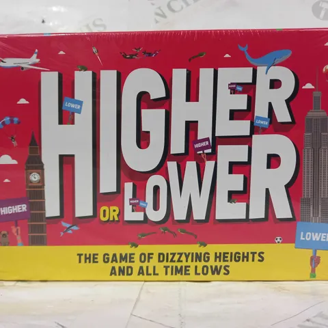 HIGHER OR LOWER - THE GAME OF DIZZYING HEIGHTS AND ALL TIME LOWS