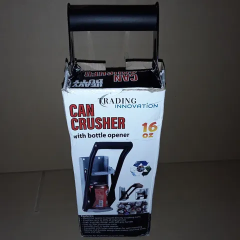 CAN CRUSHED WITH BOTTLE OPENER