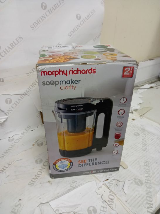 MORPHY RICHARDS CLARITY SOUP MAKER