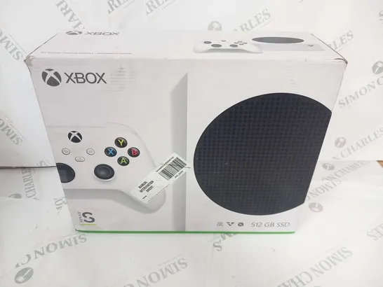 BOXED XBOX SERIES S GAMES CONSOLE WITH CONTROLLER