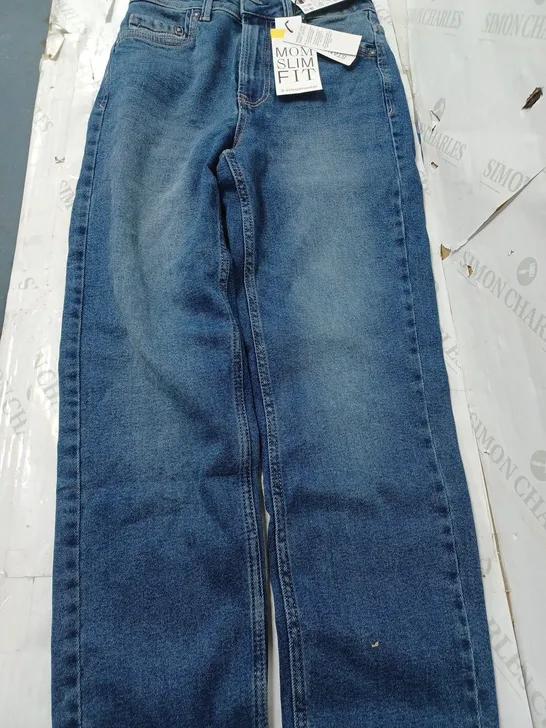 STRADIVARIUS MOM SLIM FIT DEMIN JEANS - UK 8