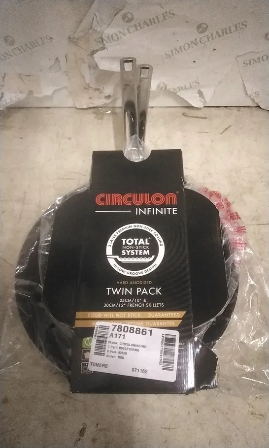 BOXED CIRCULON 10" & 12" NON STICK PAN SET