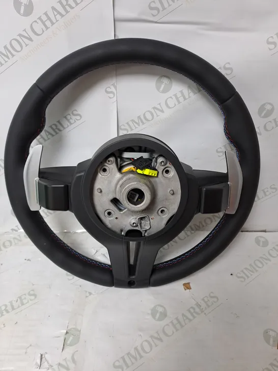 BMW M3 SPORT  SERIES STEERING WHEEL WITH FULL BUTTON INTERFACE AND PADDLE SHIFT -15"