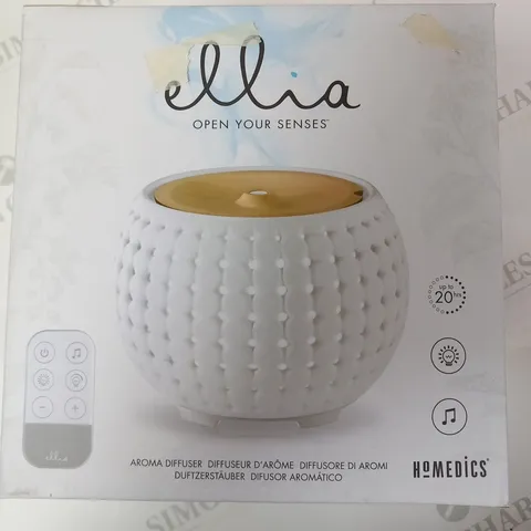 BOXED HOMEDICS ELLIA AROMA DIFFUSER ARM-910WT-WWX