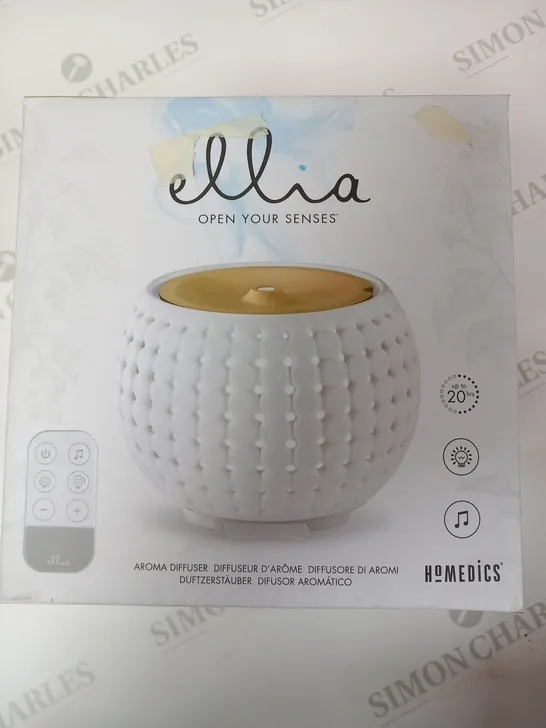 BOXED HOMEDICS ELLIA AROMA DIFFUSER ARM-910WT-WWX