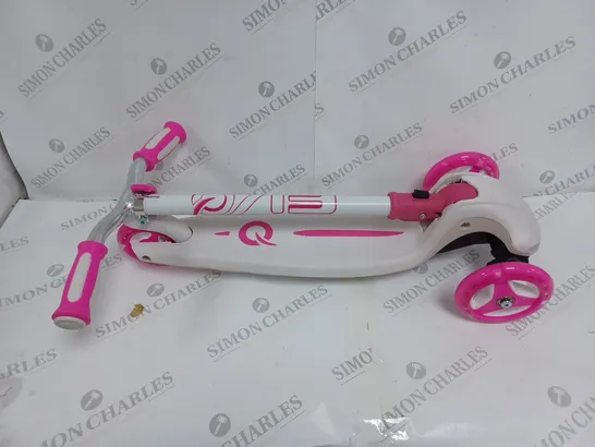 EVO COLOUR BURST PINK AND WHITE KIDS SCOOTER RRP £50