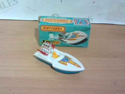EXCELLENT CONDITION MATCHBOX NEW SEAFIRE 5 SUPERFAST BOAT