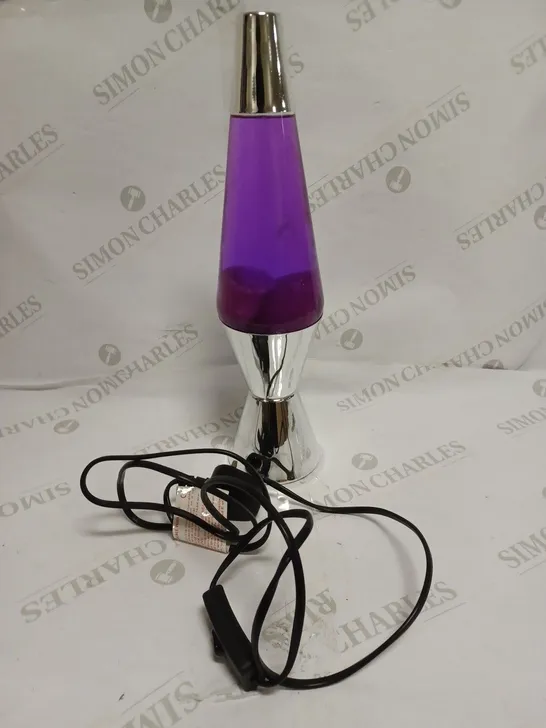 SCHYLLING ILLUMINATE YOUR MOOD LAVA LAMP 14.5" OR 36.83CM - COLLECTION ONLY