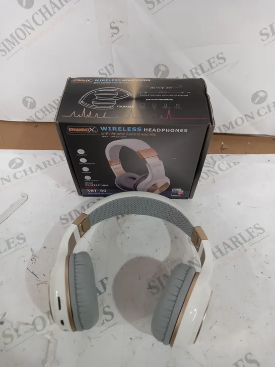 BOXED AIWBDX WIRELESS & WIRED HEADPHONES 