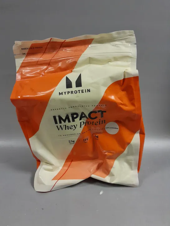 SEALED MYPROTEIN IMPACT WHEY PROTEIN - 1KG UNFLAVOURED 