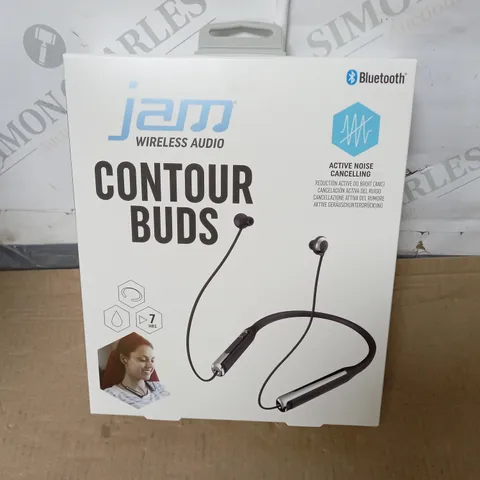 LOT OF 4 BOXED AS NEW JAM CONTOUR BUDS BLUETOOTH EARBUDS