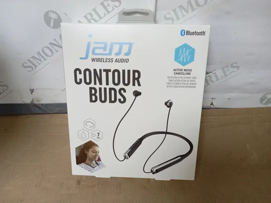 LOT OF 8 BOXED AS NEW JAM CONTOUR BUDS BLUETOOTH EARBUDS