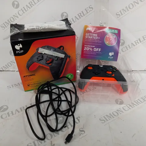 BOXED PDP ATOMIC CARBON XBOX CONTROLLER