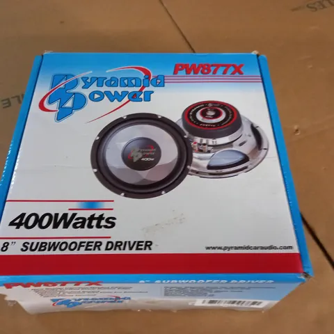 PYRAMID POWER PW877X 400W 8" SUBWOOFER DRIVER