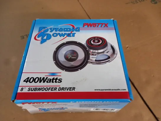 PYRAMID POWER PW877X 400W 8" SUBWOOFER DRIVER