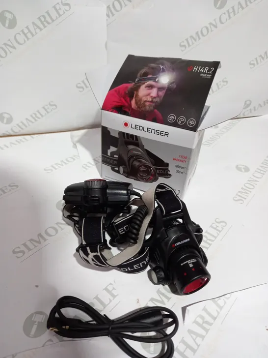 H14R.2 LED LENSER RECHARGEABLE HEAD LAMP