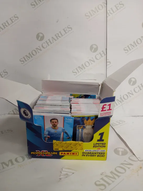 BOX OF OPENED 2023 PREMIER LEAGUE OFFICAL TRADING CARDS