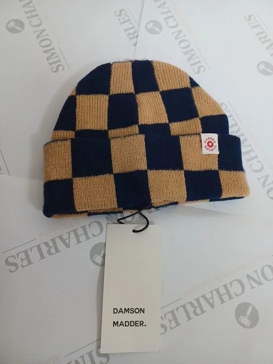 DAMSON MADDER CHECKERED BEANIE 