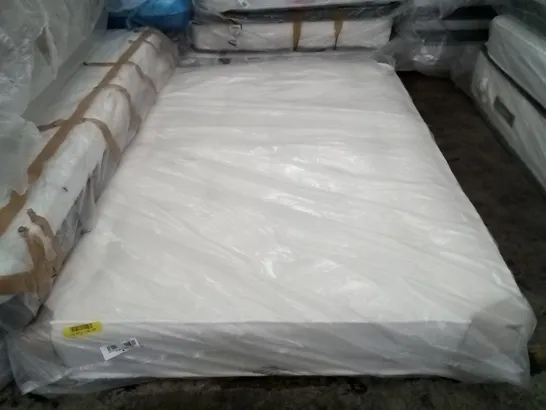 BAGGED ESSENTIALS COIL SPRUNG DIVAN BED 4'6 MATTRESS 