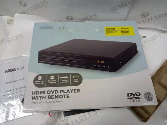 TECH HDMI DVD PLAYER WITH REMOTE 