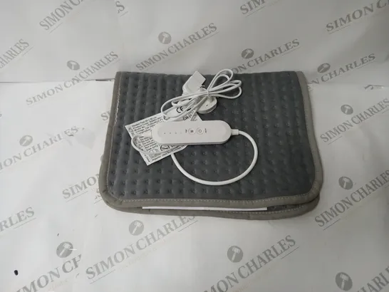 BOXED HEATED PAD IN GREY 40 X 60 CM