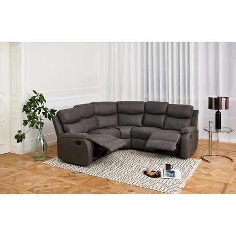 BOXED GRIJALVA 3 PIECE FAUX LEATHER UPHOLSTERED RECLINER SOFA (3 BOXES)