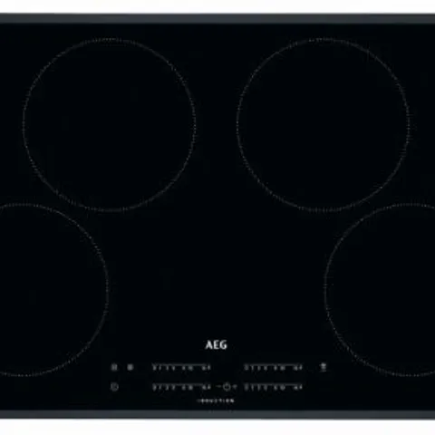 AEG INDUCTION HOB 78cm BLACK Model IKB84401FB