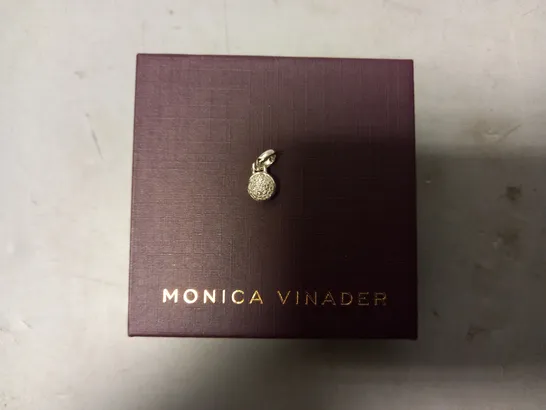 BOXED MONICA VINADER DIAMANTE EFFECT NECKLACE CHARM