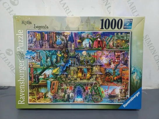 BOXED RAVENSBURGER MYTHS AND LEGENDS 1000 PIECE PUZZLE