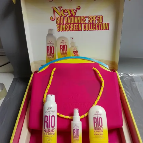 BOXED SOL DE JANEIRO RIO RADIANCE SPG 50 SUNSCREEN COLLECTION