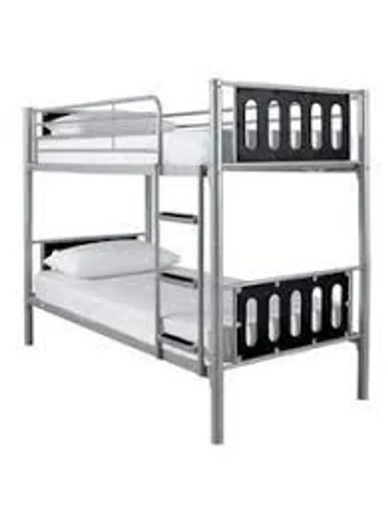 BOXED KIDSPACE CYBER BLACK BUNK BED FRAME (1 BOX) RRP £299.99