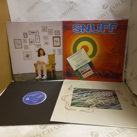 LOT OF APPROXIMATELY 14 ASSORTED VINYLS, TO INCLUDE SNUFF, HIRO AMA, TRISTAN ARP, ETC