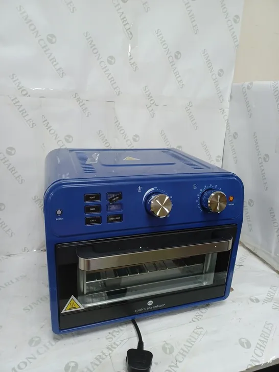 BOXED COOK'S ESSENTIAL 21-LITRE AIRFRYER OVEN IN BLUE 