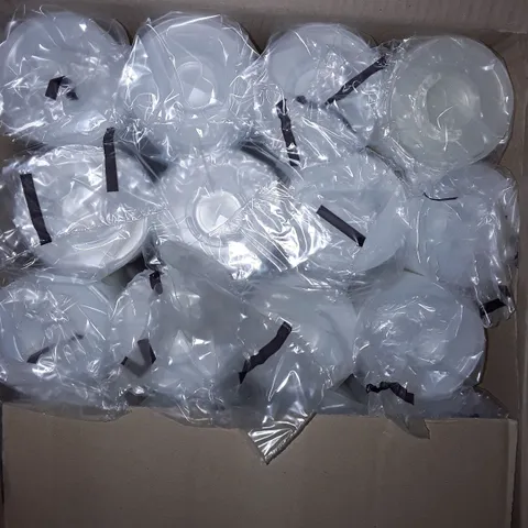 PALLET OF APPROXIMATELY 14 BOXES TO CONTAIN A LARGE QUANTITY OF PLASTIC CUP LIDS