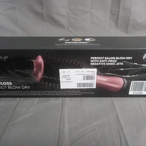 BOXED REVAMP PROGLOSS PERFECT BLOW DRY - VOLUME AND SHINE AIR STYLER 