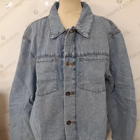 COTTON ON BOWERY DENIM JACKET IN VINTAGE BLUE SIZE XL 