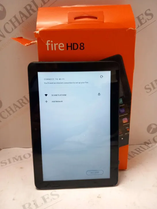 BOXED AMAZON FIRE HD8 TABLET